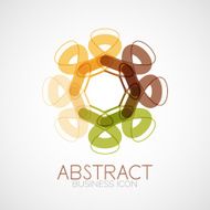 Symmetric abstract geometric shape N284