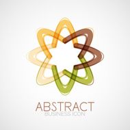 Symmetric abstract geometric shape N285