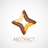 Symmetric abstract geometric shape N289