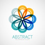 Symmetric abstract geometric shape N290