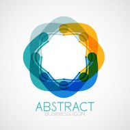 Symmetric abstract geometric shape N293