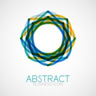 Symmetric abstract geometric shape N294
