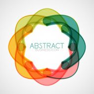 Symmetric abstract geometric shape N296
