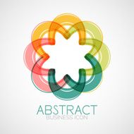 Symmetric abstract geometric shape N298