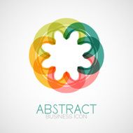 Symmetric abstract geometric shape N299