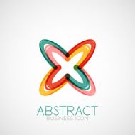 Symmetric abstract geometric shape N301