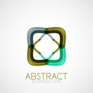 Symmetric abstract geometric shape N302