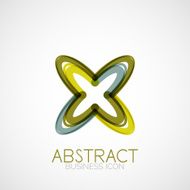 Symmetric abstract geometric shape N303