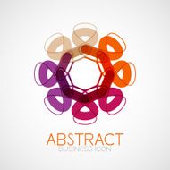 Symmetric abstract geometric shape N304