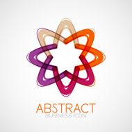 Symmetric abstract geometric shape N305