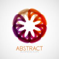 Symmetric abstract geometric shape N306