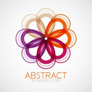 Symmetric abstract geometric shape N308
