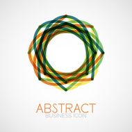 Symmetric abstract geometric shape N315