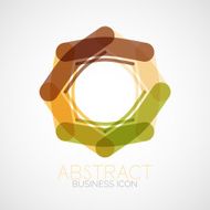 Symmetric abstract geometric shape N320