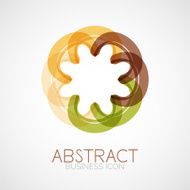 Symmetric abstract geometric shape N321