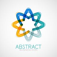 Symmetric abstract geometric shape N325