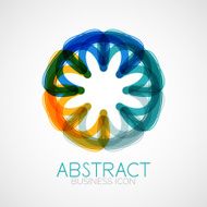 Symmetric abstract geometric shape N326