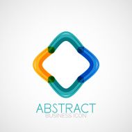 Symmetric abstract geometric shape N328