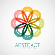 Symmetric abstract geometric shape N329