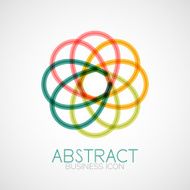 Symmetric abstract geometric shape N333