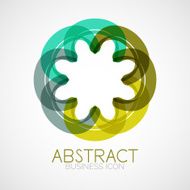 Symmetric abstract geometric shape N337