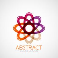Symmetric abstract geometric shape N341