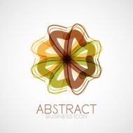 Symmetric abstract geometric shape N347