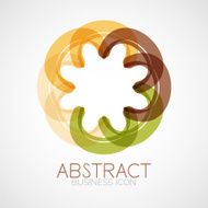 Symmetric abstract geometric shape N348