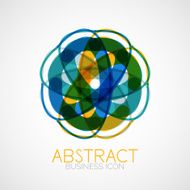 Symmetric abstract geometric shape N350