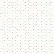 Polka dots colorful vector illustration seamless texture background