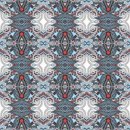 seamless geometry vintage pattern ethnic style ornamental backg N264