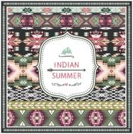 Ethnic print vector pattern background