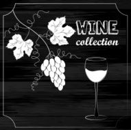 Grapevine Vector wine design elements N4
