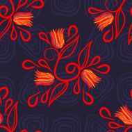 Seamless Repeating Pattern with Flowers N2