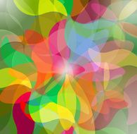 Colorful Abstract Psychedelic Art Background Vector Illustratio N25