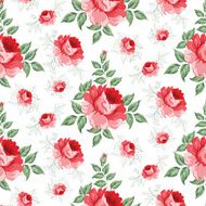 Rose seamless background N4