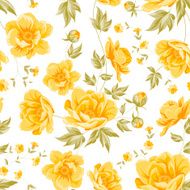 Elegant seamless peony pattern N5