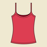 Woman singlet template