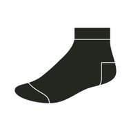 Black sock template