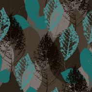 Seamless leaf pattern N37