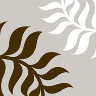 tropical plant pattern