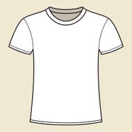 Blank white t-shirt template N3