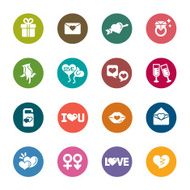 Valentines and Love Color Icons N2