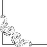 Acanthus leaf nice corner