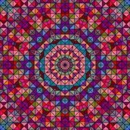 Abstract Colorful Digital Decorative Flower Star N6