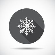 Christmas Flat Icon with long Shadow Vector Illustration N5