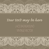 Vector lace ornament background N20