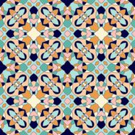 Seamless ornate geometric pattern N2