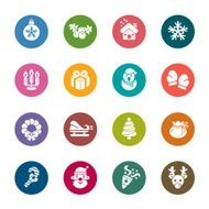 Christmas Element Color Icons N5