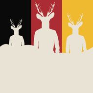 Silhouettes of hipsters N7